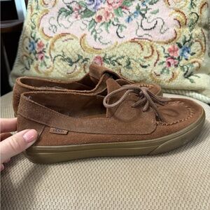 UGG Men's Tan Suede Boat Shoes